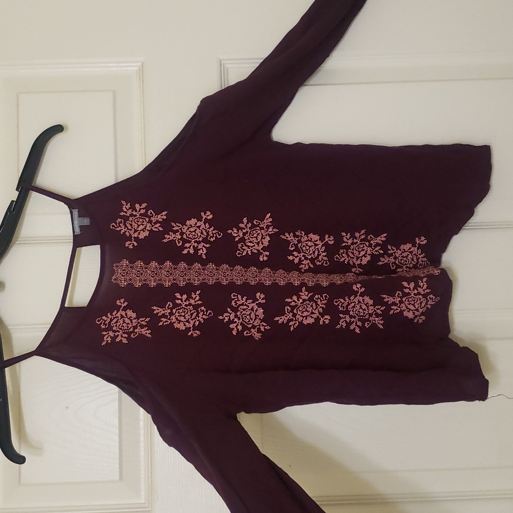 SALE!!!!🥵😲 Charlotte Russe Purple off the Shoulder Bohemian Top